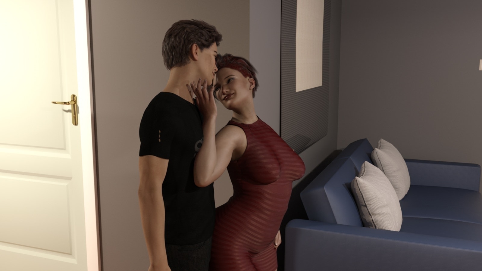 Visual novel, 3DCG, Incest, Female protagonist, Sex, Oral sex, Seduction, L...