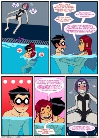Adult game Teen Titans - Emotion Sickness preview image
