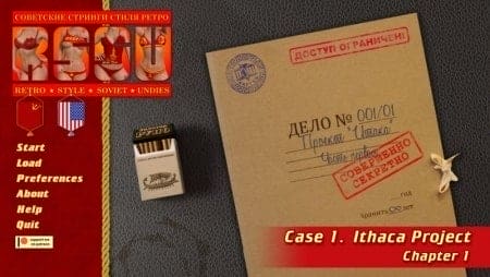 Retro Style Soviet Undies - Case#1 Ithaca Project - Version 1.6.1 cover image