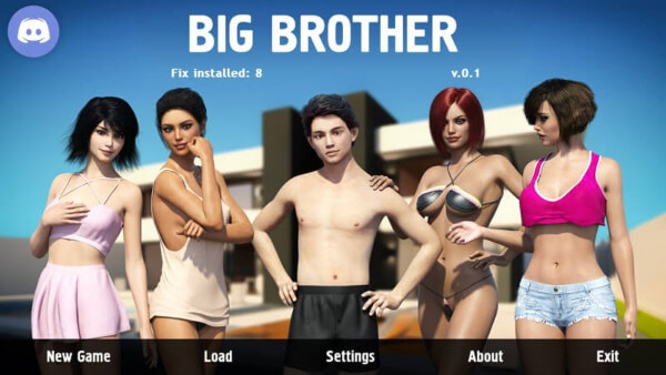 Big Brother: Ren'Py - Remake Story - Version 1.07 Fix 2 cover image