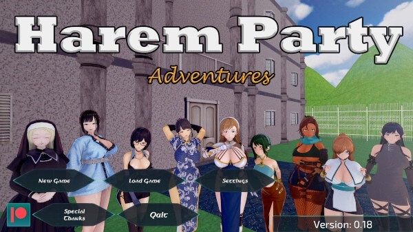 Harem Party Adventures - Version 0.18 cover image