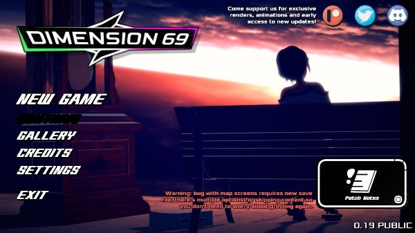 Dimension 69 - Version 0.19 cover image