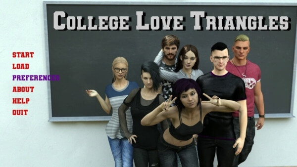 College Love Triangles - Version 0.3 cover image