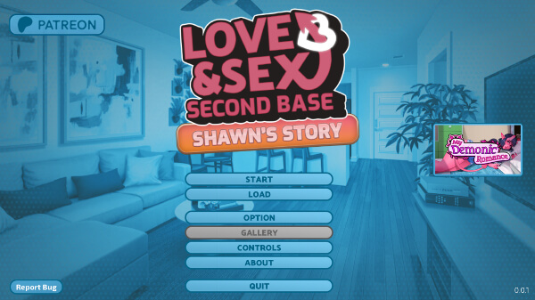 Love and Sex: Second Base - Shawn's story - Version 0.0.1 cover image