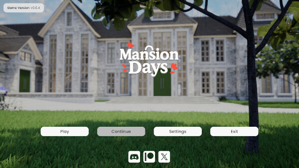 Mansion Days - Version 0.0.4 cover image