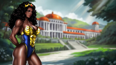 Adult game The fall of Themyscira - Version 0.3 preview image