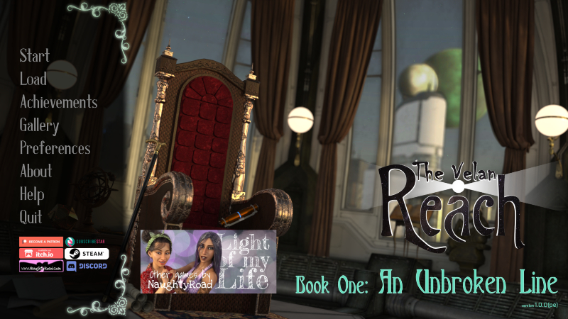 The Velan Reach: Book One - Chapter 1 - Version 1.0.0 cover image