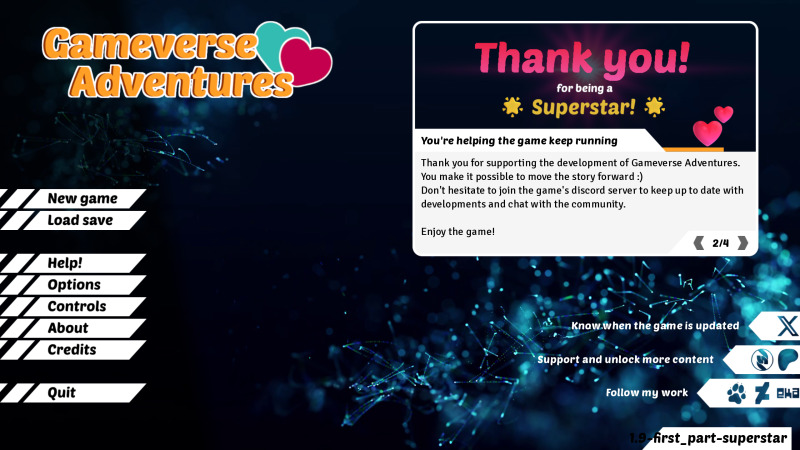 Gameverse Adventures - Version 1.9.0 Superstar Edition cover image