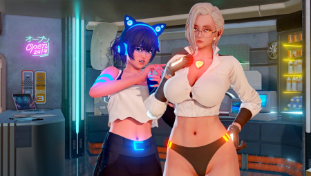 Adult game Neon Effect! - Demo preview image