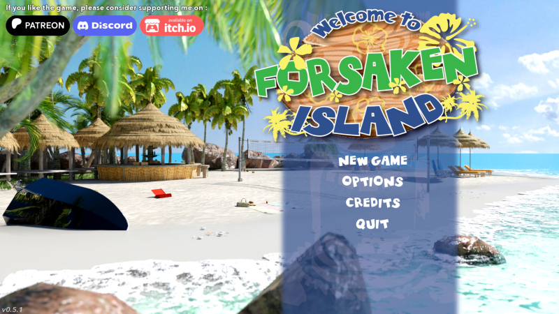 Forsaken Island - Version 0.5.1 Demo cover image